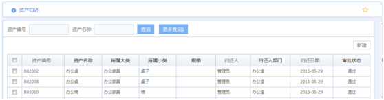 华天动力OA系统试用报告之固定资产篇