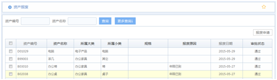 华天动力OA系统试用报告之固定资产篇
