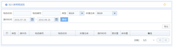 华天动力OA系统试用笔记之仓库管理篇