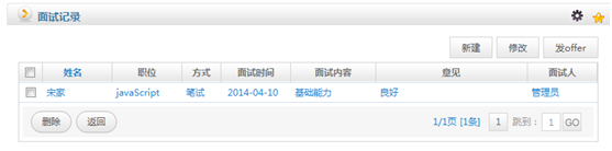 华天动力OA系统试用笔记之招聘管理篇