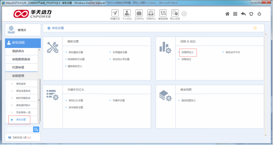 OA系统如何设定审批流程（八）预定义流程