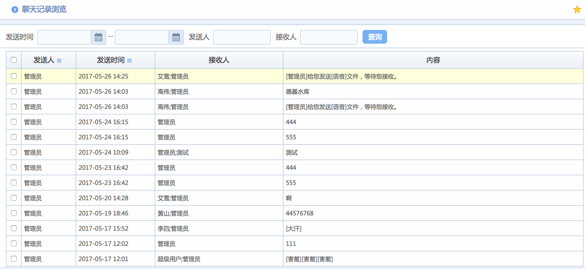 华天动力OA系统体验之网上交流