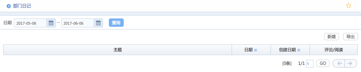 华天动力OA系统体验之部门工作