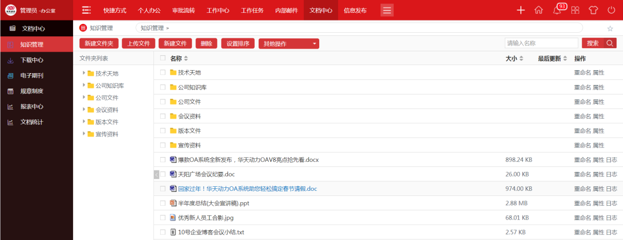 管理者利用华天动力OA系统提升企业凝聚力