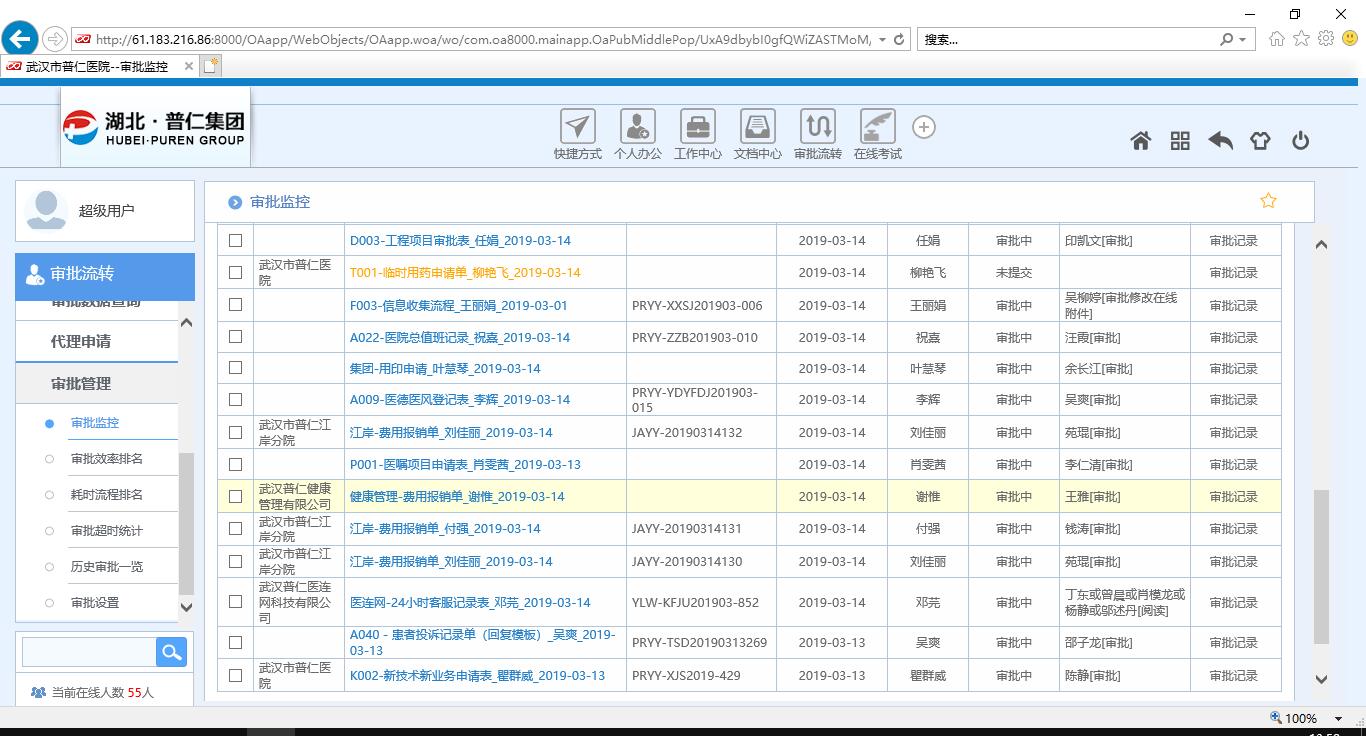 打破常规！华天动力协同OA系统助力普仁医院的信息化改革之路