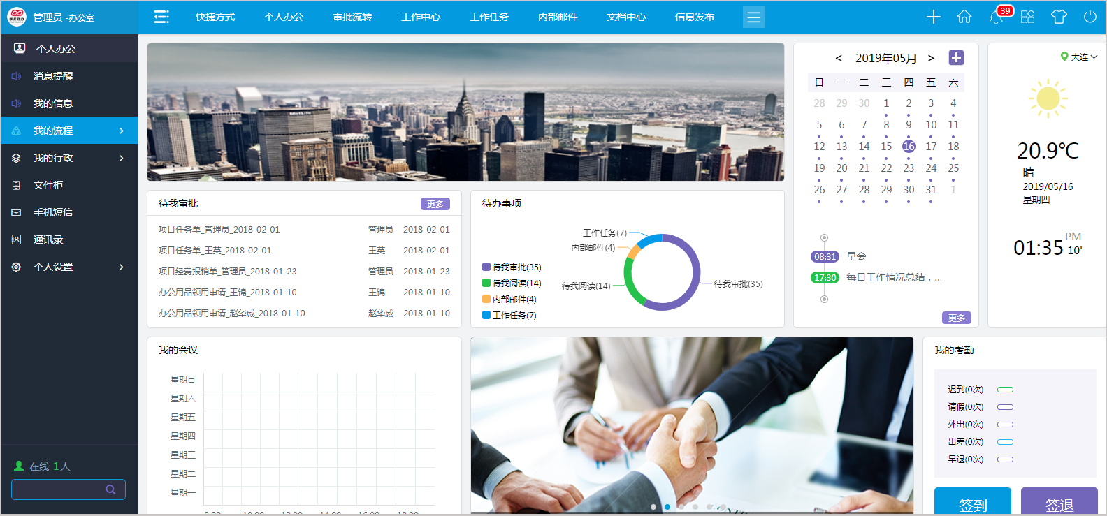 华天动力协同OA系统 在汽车生产销售行业的综合管控应用