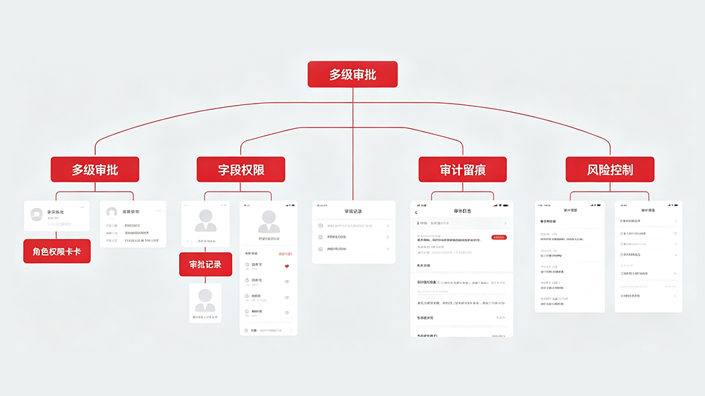 金融机构业务审批与权限管理场景